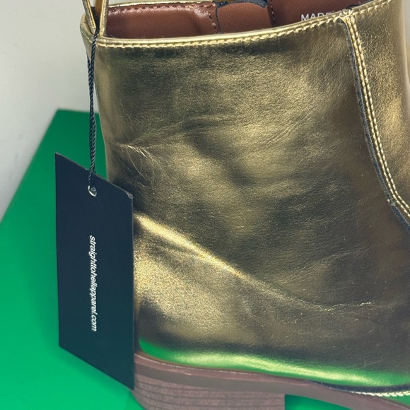 Straight to Hell Gold Ankle Boots - Picture 3 of 6